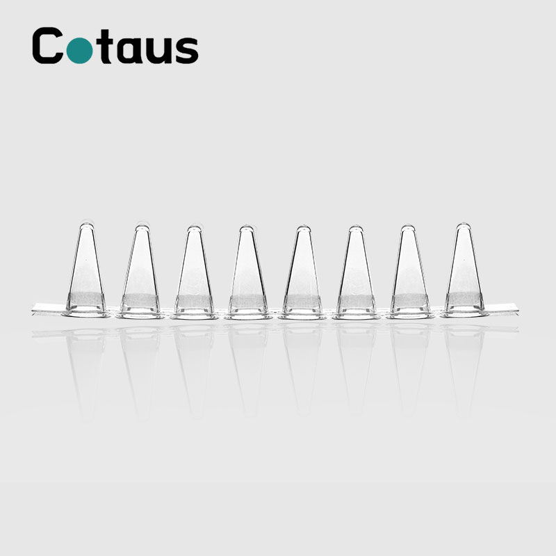 0,1ml Transparan PCR 8-Strip tabung